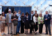 Equipe des courts métrage en présence de Tali Sharon et de l'Ambassadeur Rafael barak