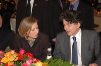 Tzipi Livni et Thierry Breton