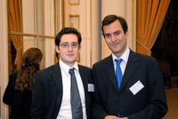 Johan Drylewicz, Président du Junior Consulting Club et Max-David Ghozlan, ancien Président du Young Business Club de la CCFI